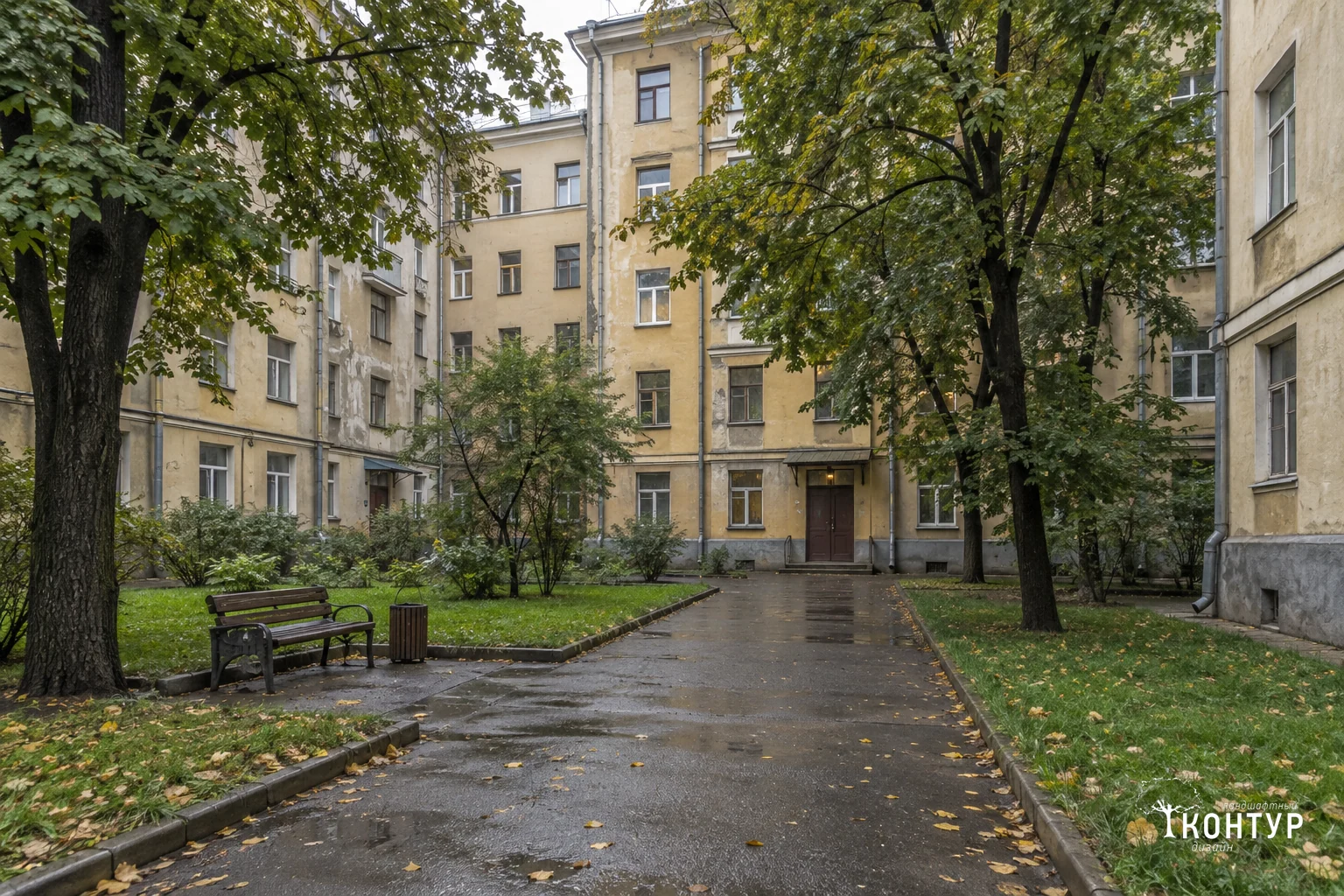 Благоустройство общего двора