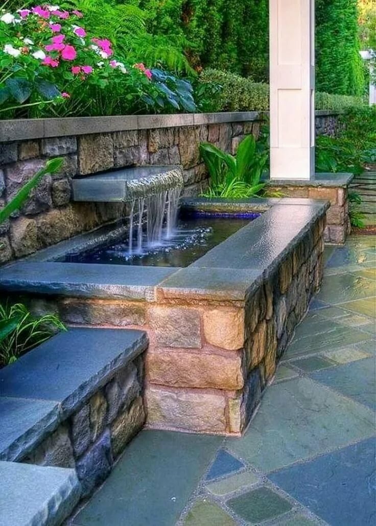 Декоративные фонтаны и водопады для дома — инструкции по изготовлению с фото и описанием